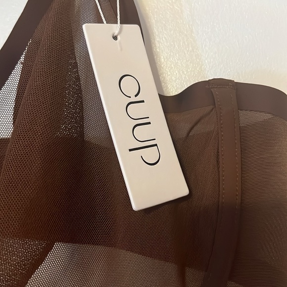 CUUP Brown Mesh Bra - Picture 3 of 5